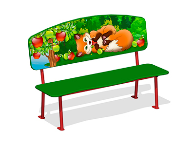 Лавочка детская Рыжик