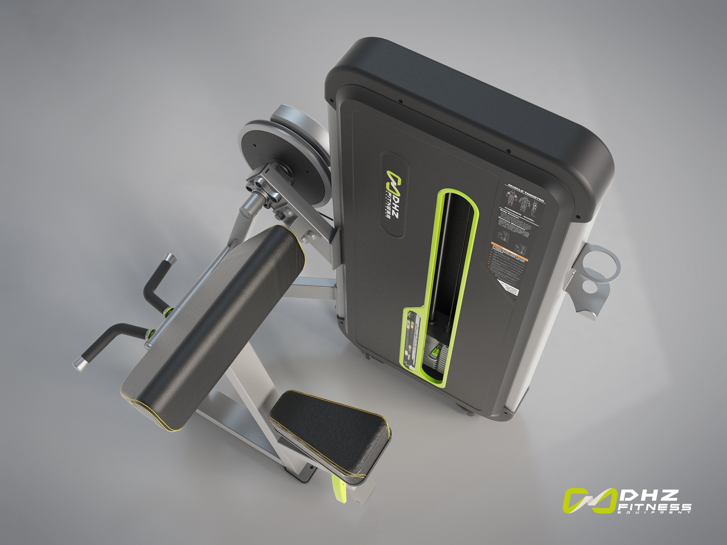 Бицепс-машина сидя A3030 - вид 2