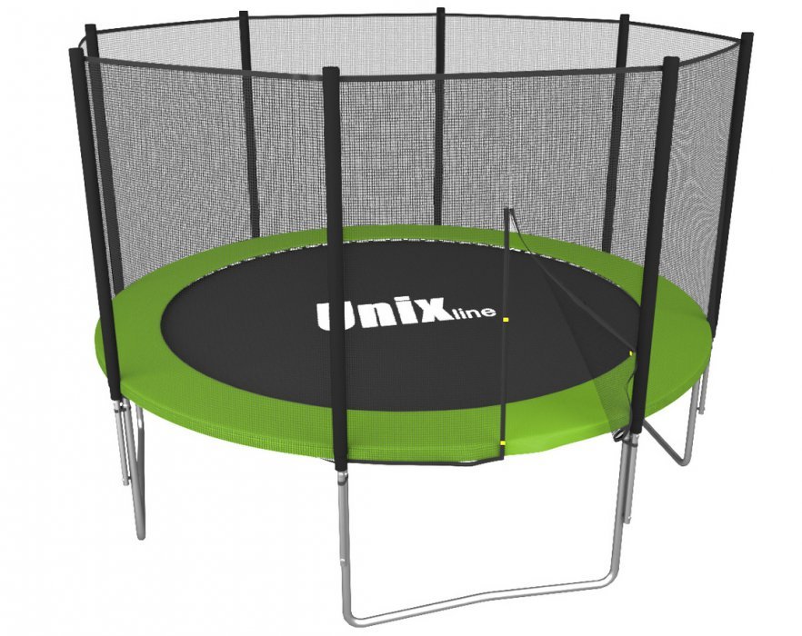 Батут UNIX line Simple 8 ft Green (outside)