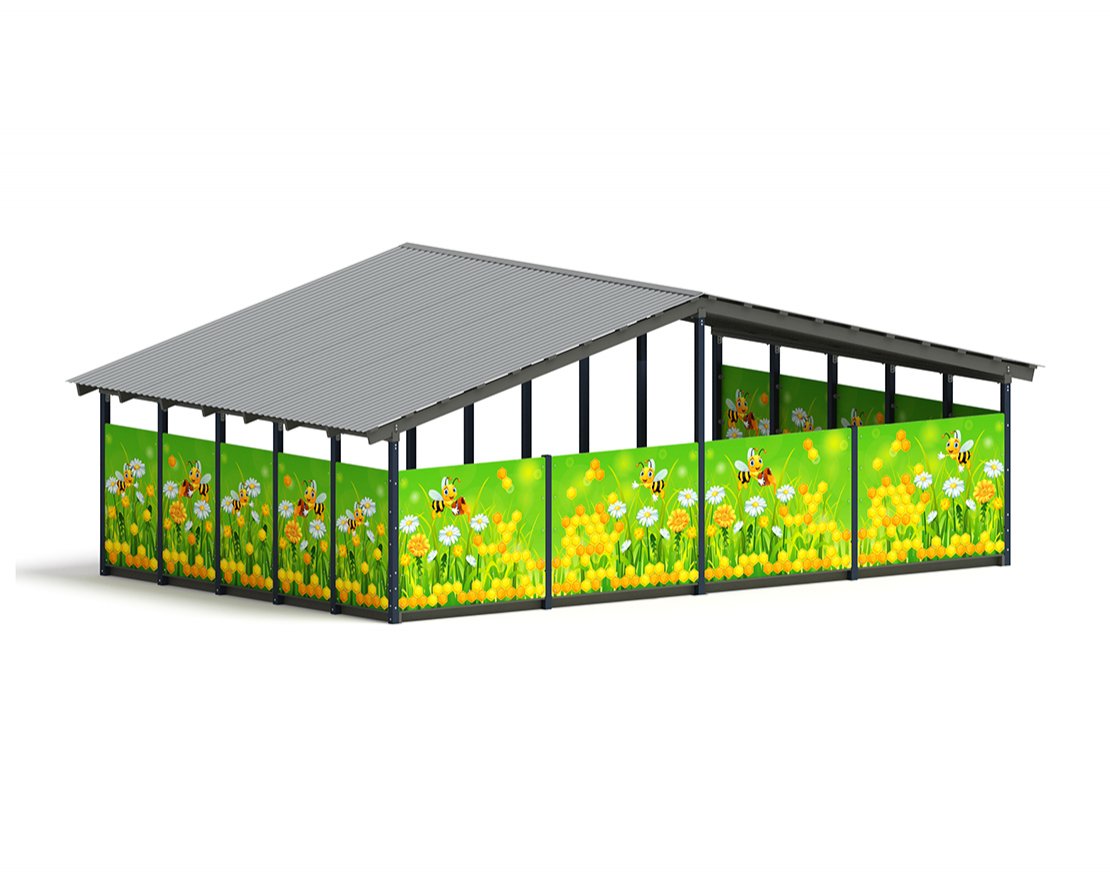 Теневой навес Пчелка МФ 70.8.5-05